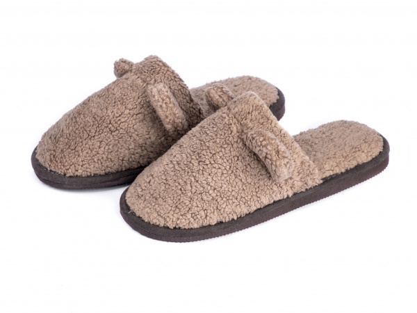 Тапки домашние Twins HS меховые Teddi р. 40 коричневый 