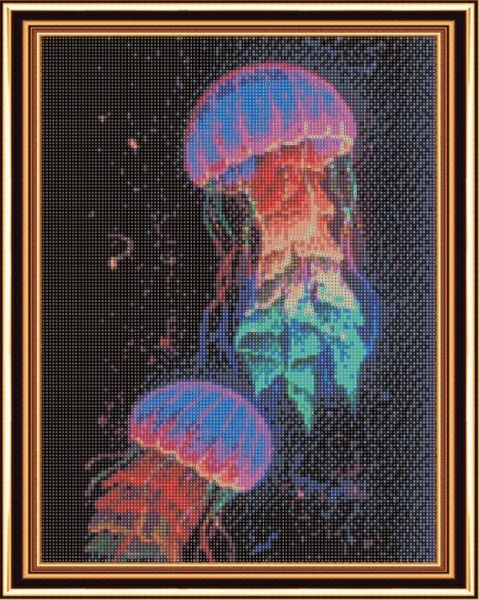 Картина стразами Краски моря 40x50 см на подрамнике 954088 Santi 