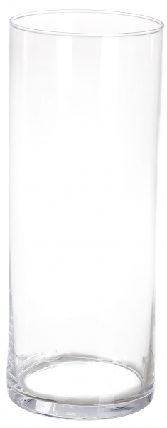 Ваза Цюрих скляна прозора 30 см 