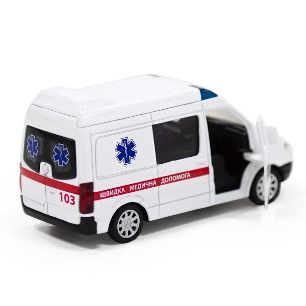 Автомодель TechnoDrive 1:32 Mercedes-Benz Sprinter Скорая помощь 250295