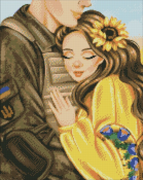 Алмазна мозаїка Найрідніші обійми Ідейка 