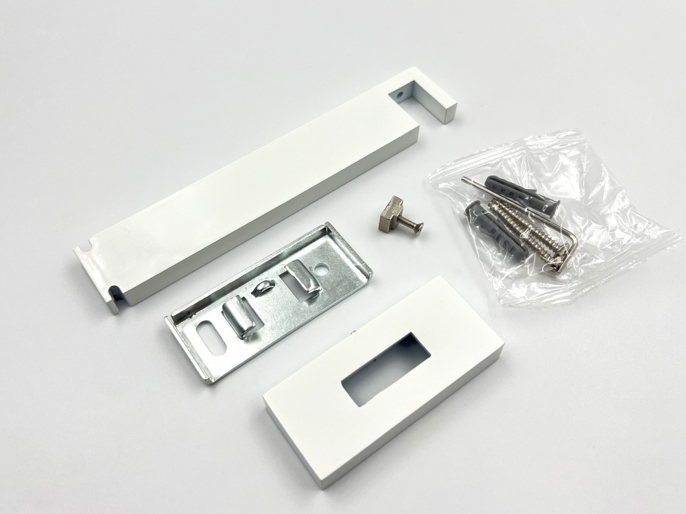 Держатель для карниза Quadrum Square line одинарный 15 см белый 1 шт.