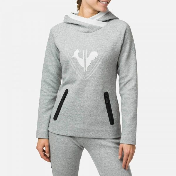 Джемпер Rossignol W LIFETECH HOODY RLIWS03-280 р. M серый