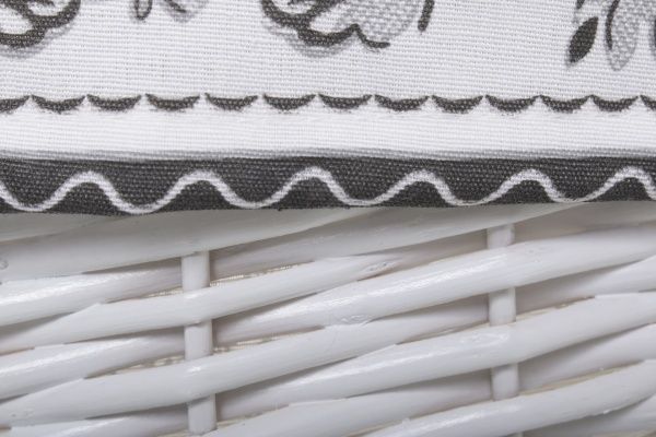 Кошик плетений з текстилем 40x31x16 см HQ13-53CD-3 