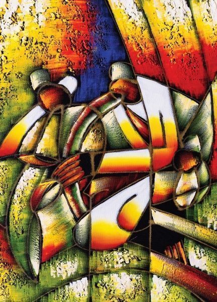 Картина Абстракция цветная 560х800 Posterclub 