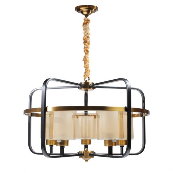 Люстра підвісна Светкомплект Miranda L 640-5 5xE27 чорний 