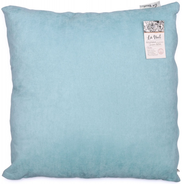 Подушка декоративна Bona 45x45 см світло-блакитний La Nuit