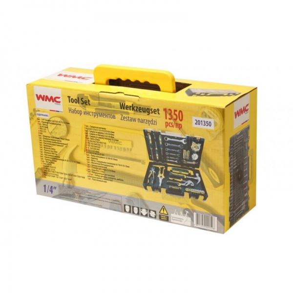 Набор ручного инструмента WMC TOOLS 1350 шт. WT-201350