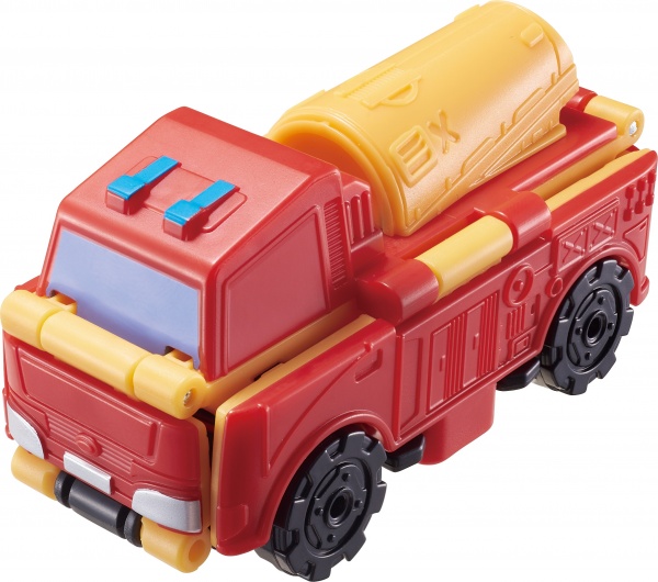 Машинка-трансформер Flip Cars 2 в 1 Будівельний транспорт, Автокран і Бетоновоз EU463875-36