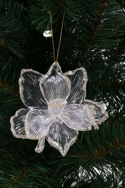 Підвіска декорована P.&C. Creative Пуансетія ніжна 10 см в асортименті F21540364-3