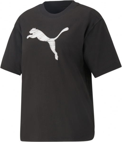 Футболка Puma HER TEE 67310701 р.S черный