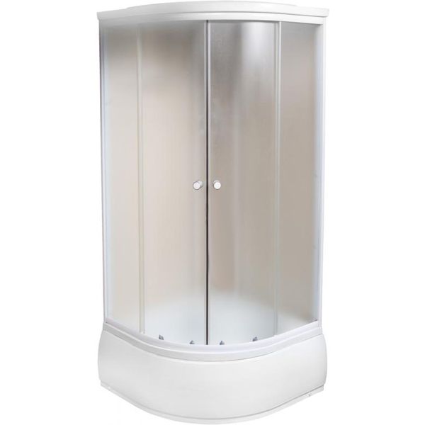 Душевой бокс UP! (Underprice) WKA 183 900х900х2150 стекло матовое, профиль белый