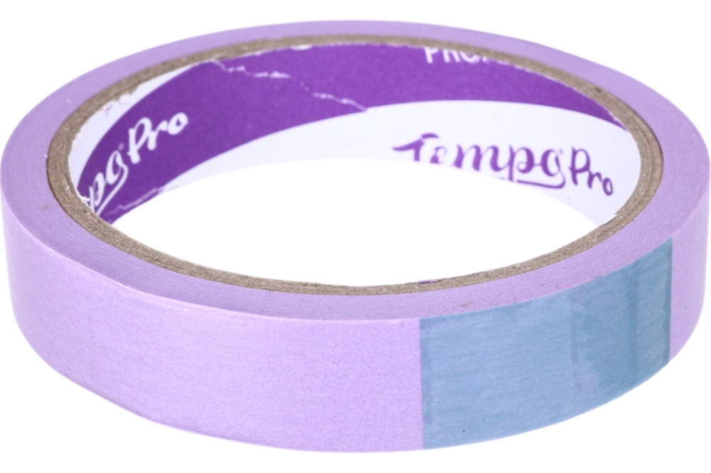 Лента малярная Tempo PRO для деликатных поверхностей 19 мм x 23 м 1-1