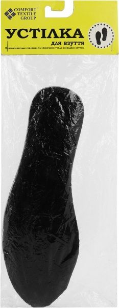Стельки для обуви с флисом Comfort Textile Group 38 черный
