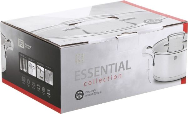 Кастрюля с крышкой Essential 2,9 л Premium Flamberg Premium