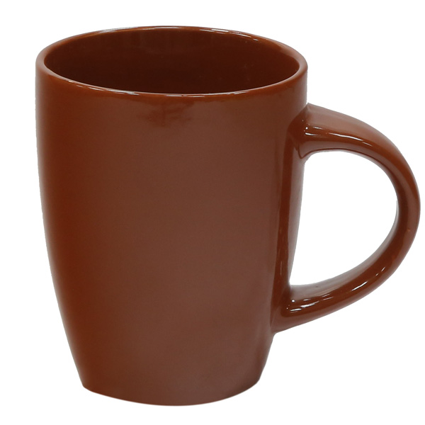 Чашка керамическая 330 мл шоколадная