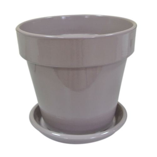 Горшок керамический Ориана-Запорожкерамика Наперсток №1 круглый 2,6л аметист 