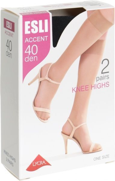 Гольфы ESLI ACCENT 40 den nero р. 23-25 