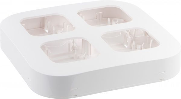 Установочный блок до 4 постов Legrand Quteo горизонтальная белый 782294