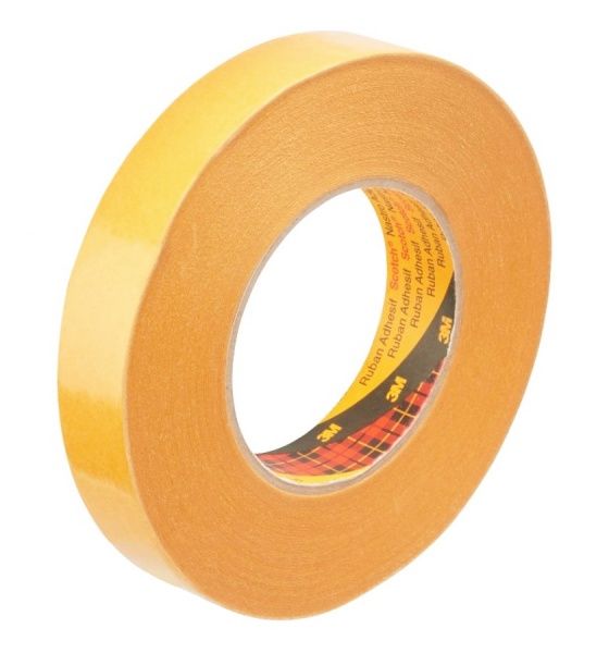 Двусторонняя клейкая лента 3M тонкая 19 мм х 10 м полупрозрачная