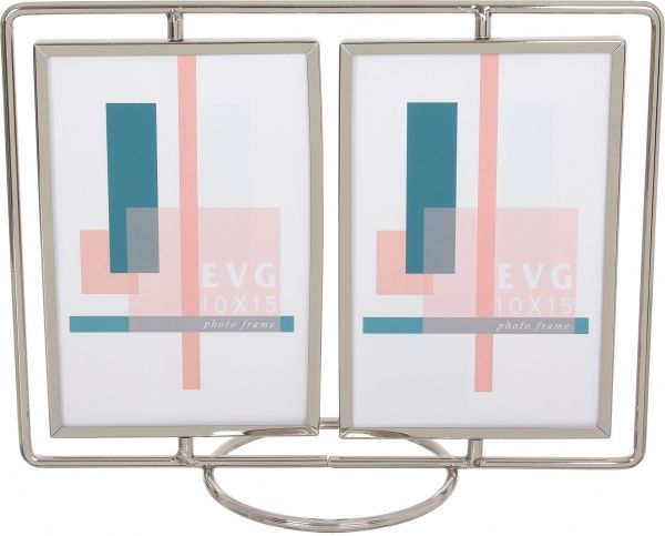 Рамка для фото EVG LB04S 10x15 см серебристый 