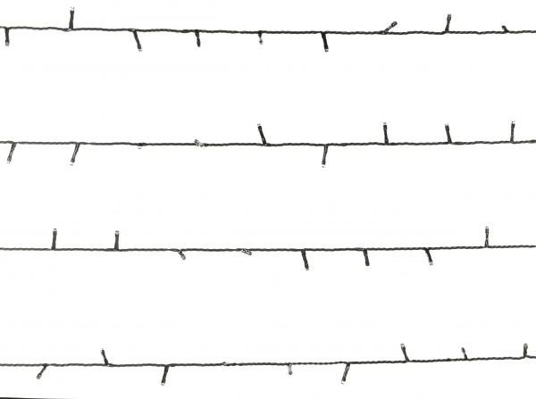 Электрогирлянда линейная внешняя встроенный светодиод (LED) 500 ламп 35м белая 