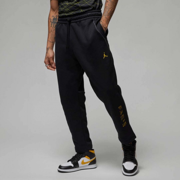 Брюки Nike M J PSG FLC PANT DV0621-010 р. M черный