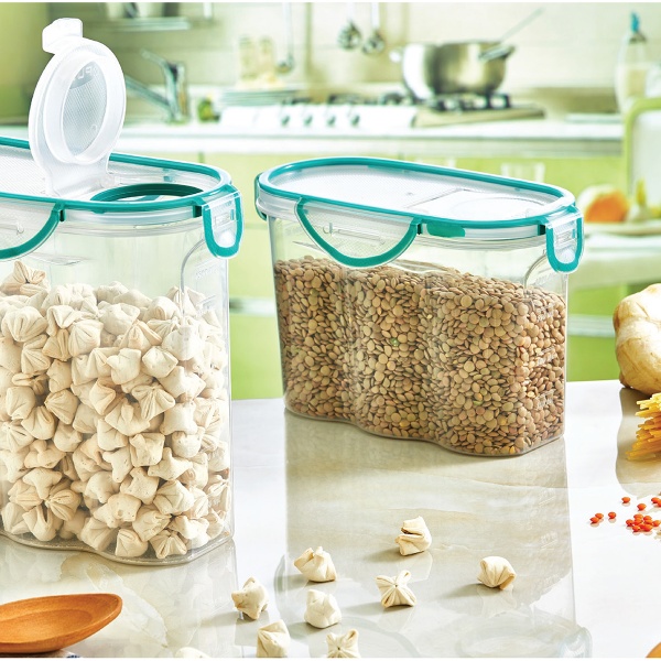 Ємність для зберігання Transparent з герметичною кришкою 1.2л. SA-580 PlastArt