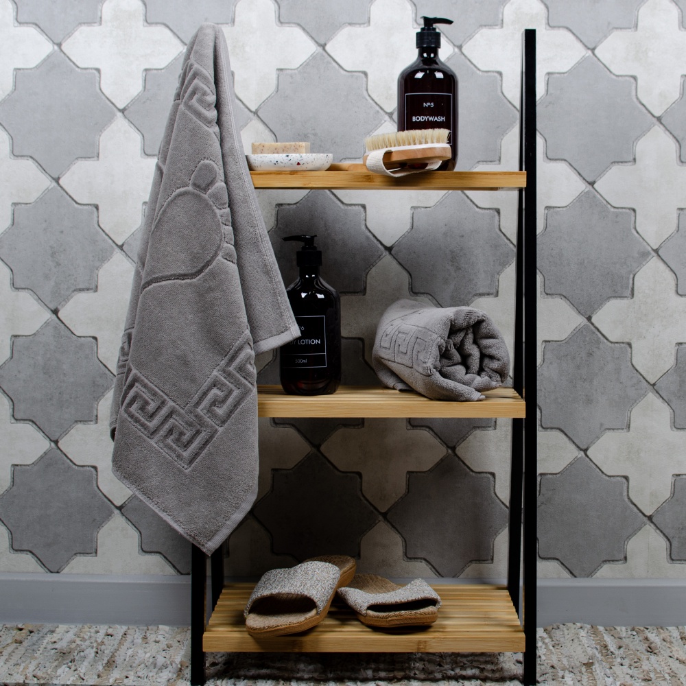 Килимок махровий для ніг TABBY 50x70 см сірий La Nuit