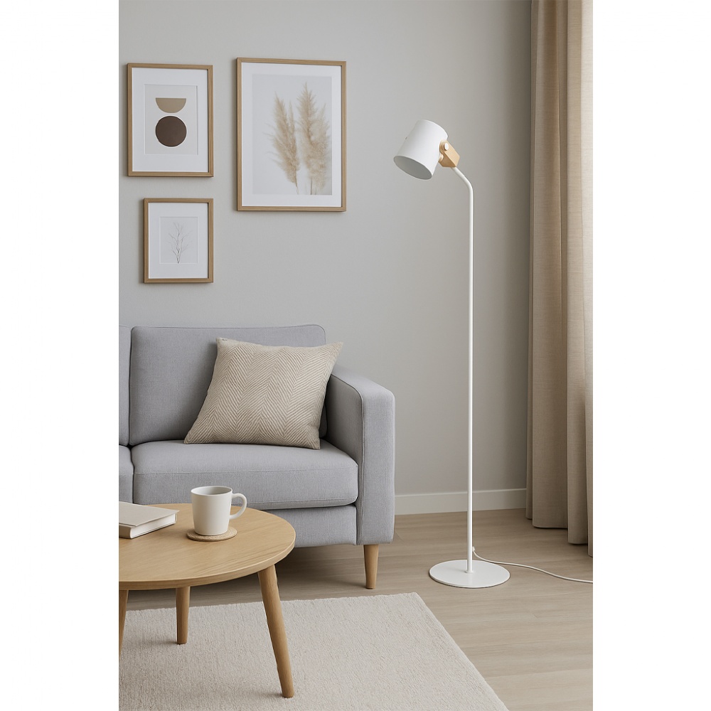 Торшер LIGHT SET VOLOSHKA TR GX53 білий