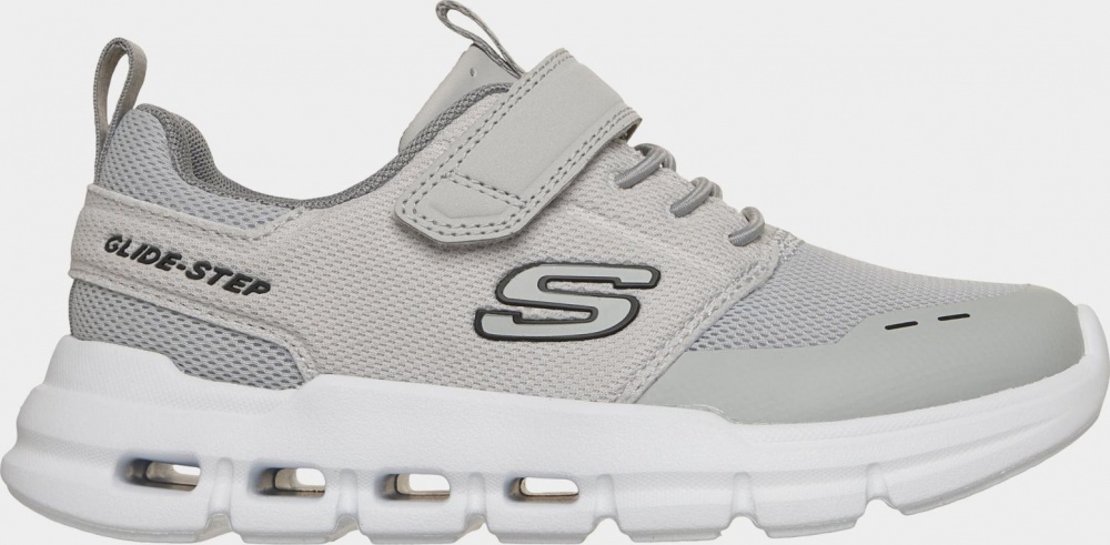 Кросівки для хлопчиків Skechers GLIDE-STEP FLOW 404172L LTGY р.32 сірі — фото 1