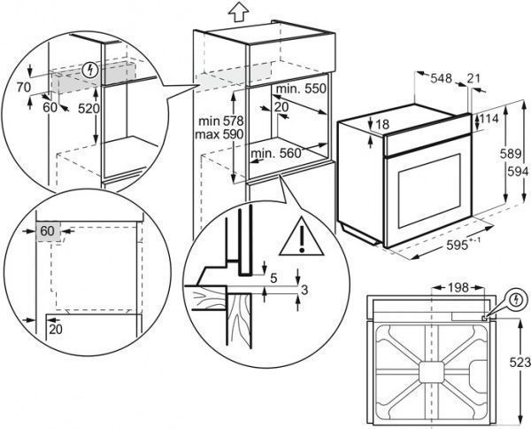 Духова шафа Electrolux OKC8H31X