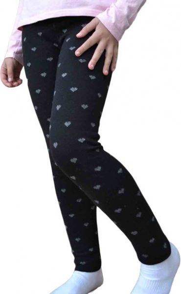 Лосини Серця 005+004 р.128 чорний 