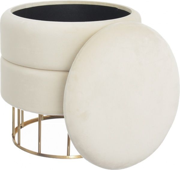 Скриня-пуф Laurent білий 38x38x41 см 