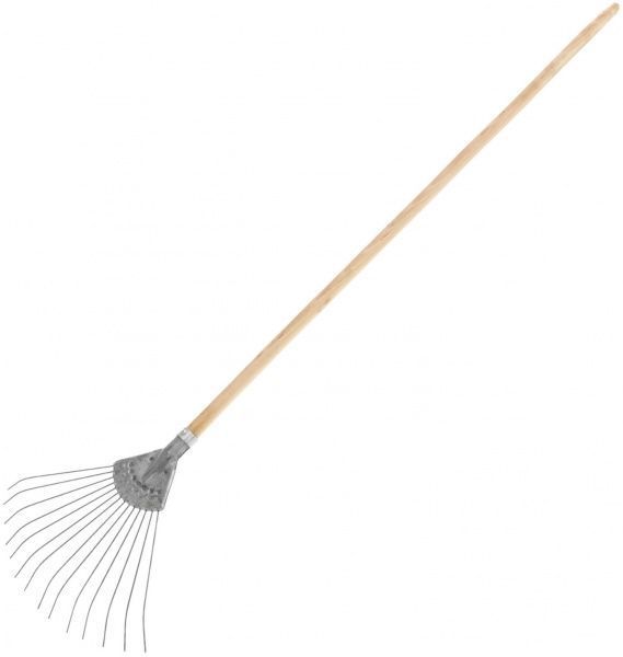Граблі віялові дротяні з держаком