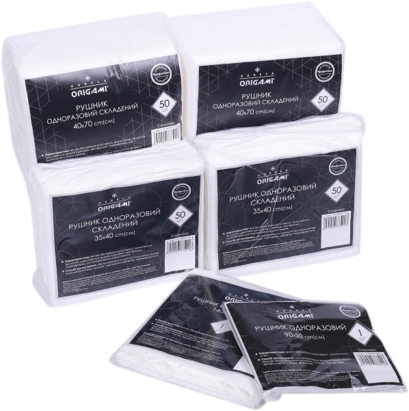 Полотенце Origami Horeca сложенный 140х70 см белый