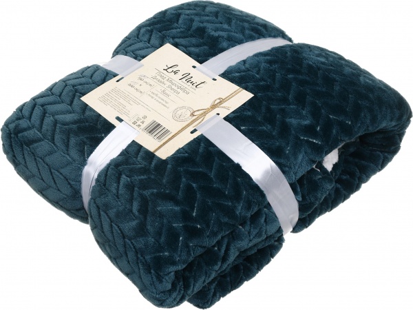 Плед двосторонній із мікрофібри Sherpa 150x200 см в асортименті La Nuit 