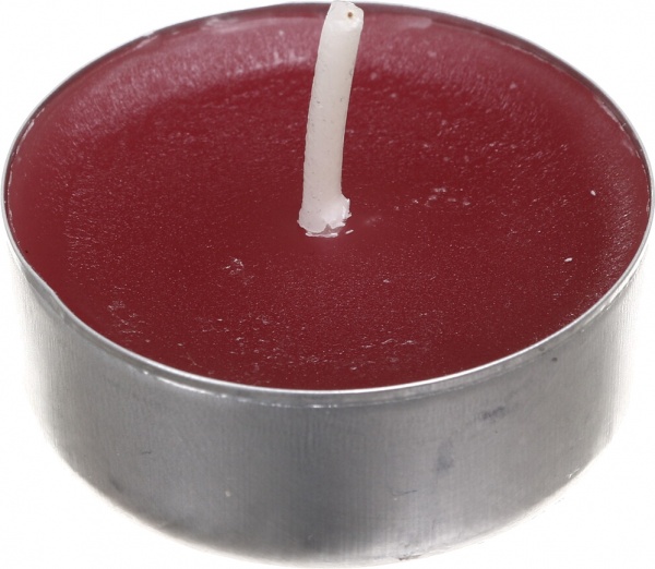 Свеча-таблетка ароматизированная Kyiv Candle Factory Сладкие сны У7071 красный 4 шт 