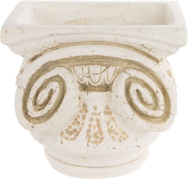 Горшок шамотный Херсонес №3 187 прямоугольный 6,1л кремовый 