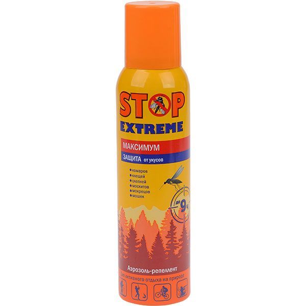 Аэрозоль-репеллент для защиты от комаров Stop Extreme Максимум 150 мл