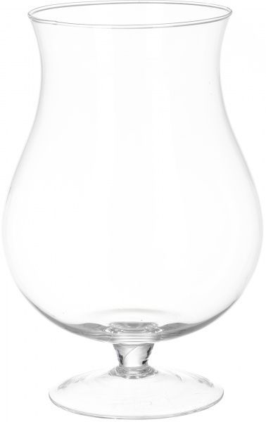 Ваза стеклянная прозрачная Тюльпан 19х32,5 см Wrzesniak Glassworks