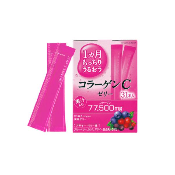 Добавка диетическая EARTH Японский питьевой коллаген в форме желе со вкусом лесных ягод 31 шт. 