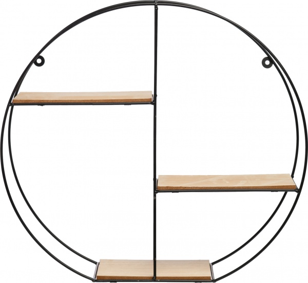 Полиця декоративна Круг 44х11х42 см 