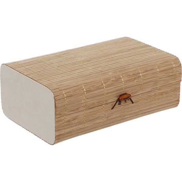 Скриня для прикрас Натуральний бамбук 22x14.5 см