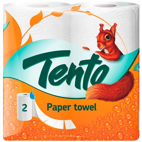 Полотенца бумажные Metsa Tissue Tento 2 шт