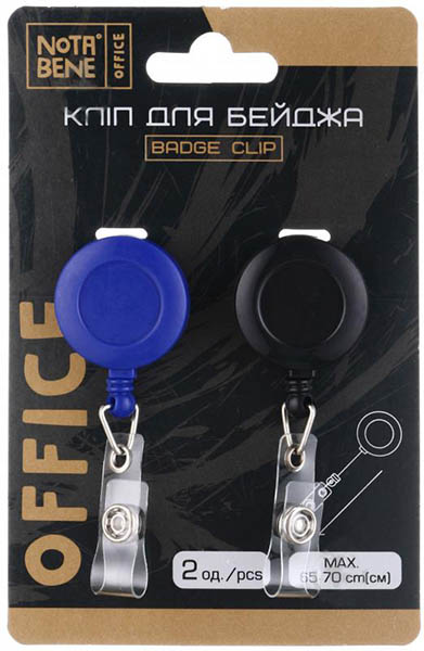 Кліп для бейджа 2 шт MP59827 Nota Bene