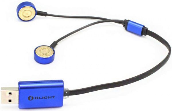 Зарядное устройство Olight Magnetic UC (USB) магнитный универсальный синий