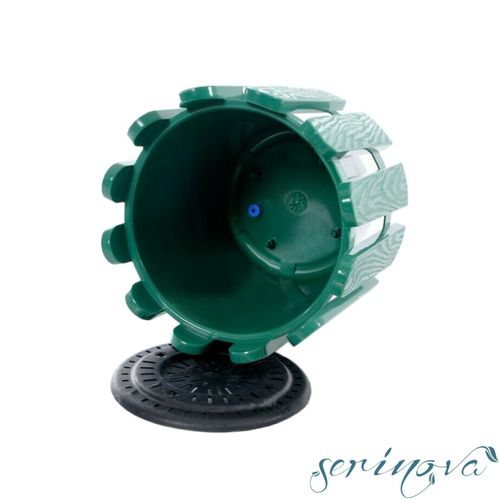 Горщик Serinova № 2 ISTANBUL 190x180 круглий 2,6 л білий 