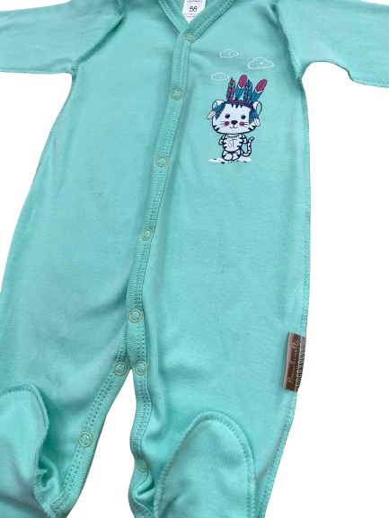 Комбінезон унісекс Bambinelli р.56 бірюзовий Кмб300-5 