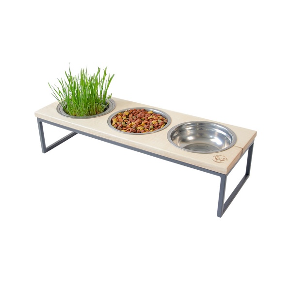 Миска потрійна 10 центів для Джека №3 S 3х450 мл графіт